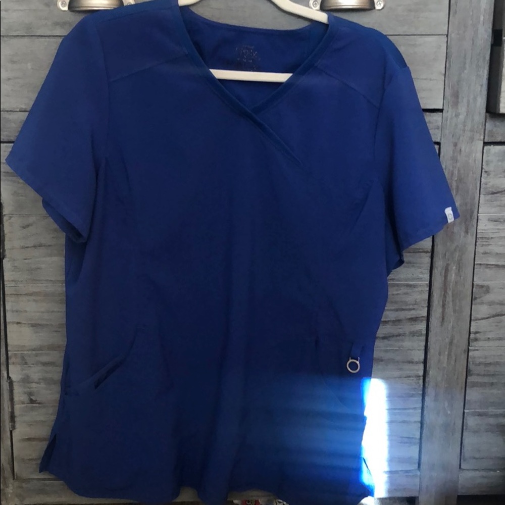 Chrokee Infinity Galaxy Blue Scrubs XL